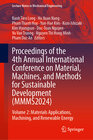 Buchcover Proceedings of the 4th Annual International Conference on Material, Machines, and Methods for Sustainable Development (M