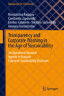 Buchcover Transparency and Corporate Washing in the Age of Sustainability