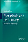 Buchcover Blockchain and Legitimacy