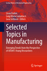 Buchcover Selected Topics in Manufacturing
