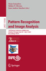 Buchcover Pattern Recognition and Image Analysis