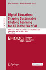 Buchcover Digital Education: Shaping Sustainable Lifelong Learning for All in the Era of AI