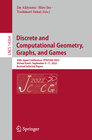 Buchcover Discrete and Computational Geometry, Graphs, and Games
