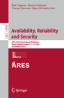 Buchcover Availability, Reliability and Security