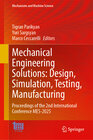 Buchcover Mechanical Engineering Solutions: Design, Simulation, Testing, Manufacturing
