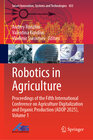 Buchcover Robotics in Agriculture