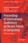 Buchcover Proceedings of International Conference on Recent Trends in Computing
