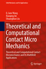 Buchcover Theoretical and Computational Contact Micro Mechanics
