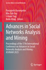 Buchcover Advances in Social Networks Analysis and Mining