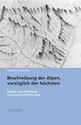 Buchcover Beschreibung der Alpen, vorzüglich der höchsten