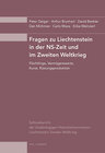 Buchcover Fragen zu Liechtenstein in der NS-Zeit und im Zweiten Weltkrieg