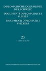 Buchcover Diplomatische Dokumente der Schweiz 1945-1961 /Documents diplomatics... / Diplomatische Dokumente der Schweiz