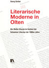 Buchcover Literarische Moderne in Olten