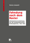 Buchcover Fahndung nach dem Raster