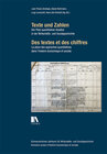 Buchcover Texte und Zahlen / Des textes et des chiffres