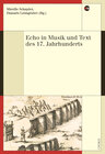 Buchcover Echo in Musik und Text des 17. Jahrhunderts