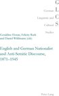 Buchcover English and German Nationalist and Anti-Semitic Discourse, 1871-1945