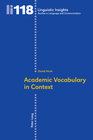 Buchcover Academic Vocabulary in Context