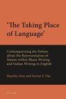 Buchcover ‘The Taking Place of Language’