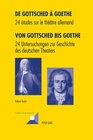 Buchcover De Gottsched à Goethe- Von Gottsched bis Goethe