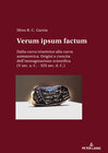 Buchcover Verum ipsum factum