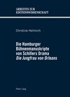 Buchcover Die Hamburger Bühnenmanuskripte von Schillers Drama «Die Jungfrau von Orleans»
