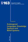 Buchcover Endangered Languages, Knowledge Systems and Belief Systems