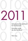 Buchcover Schweizerisches Jahrbuch für Kirchenrecht. Band 16 (2011)- Annuaire suisse de droit ecclésial. Volume 16 (2011)