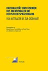 Buchcover Rationalität und Formen des Irrationalen im deutschen Sprachraum