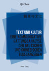 Buchcover Text und Kultur
