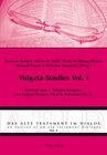 Buchcover Vulgata-Studies Vol. I