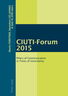 Buchcover CIUTI-Forum 2015