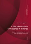 Buchcover L’Éducation nouvelle entre science et militance