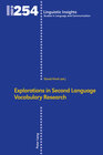 Buchcover Explorations in Second Language Vocabulary Research