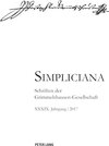 Buchcover Simpliciana XXXIX (2017)