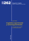 Buchcover Lingüística experimental y contraargumentación