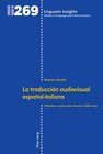 Buchcover La traducción audiovisual español-italiano