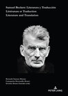 Buchcover Samuel Beckett: Literatura y Traducción / Littérature et Traduction /Literature and Translation