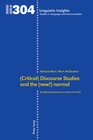 Buchcover (Critical) Discourse Studies and the (new?) normal