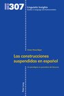 Buchcover Las construcciones suspendidas en español