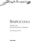 Buchcover Simpliciana XLV (2023)