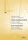 Buchcover Politiques linguistiques familiales / Family language policies