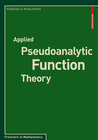 Buchcover Applied Pseudoanalytic Function Theory