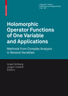Buchcover Holomorphic Operator Functions of One Variable and Applications