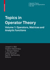 Buchcover Topics in Operator Theory