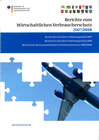 Buchcover Berichte zum Wirtschaftlichen Verbraucherschutz 2007 und 2008