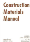 Buchcover Construction Materials Manual