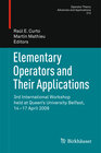 Buchcover Elementary Operators and Their Applications