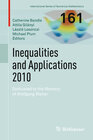Buchcover Inequalities and Applications 2010