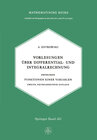 Buchcover Vorlesungen über Differential- und Integralrechnung